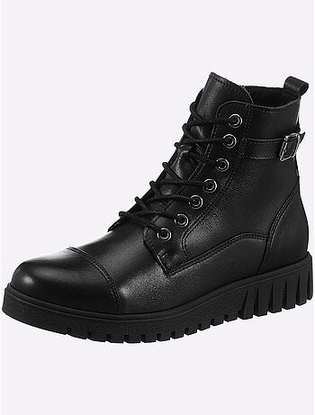 Bottines à Lacets De Fabrication Portugaise - Taille Standard - Helline