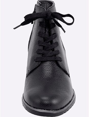 Bottines à Lacets De Fabrication Portugaise - Taille Standard - helline