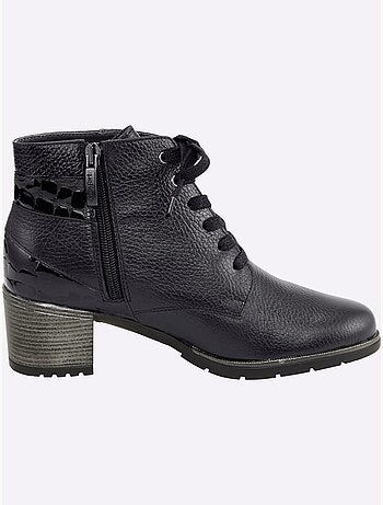 Bottines à Lacets De Fabrication Portugaise - Taille Standard - helline