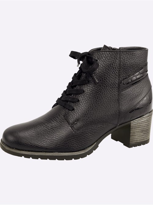 Bottines à Lacets De Fabrication Portugaise - Taille Standard - helline - Kiabi