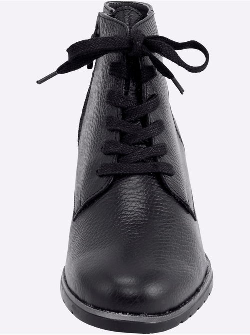Bottines à Lacets De Fabrication Portugaise - Taille Standard - helline - Kiabi