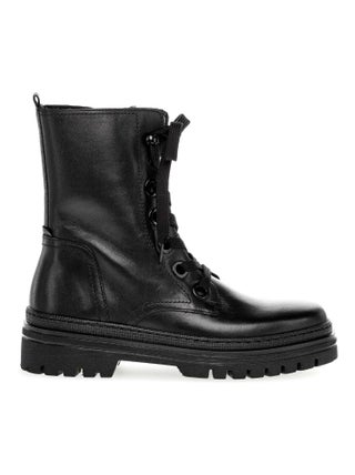Bottines à lacets  en cuir lisse Gabor