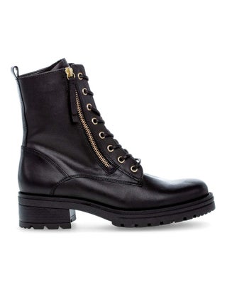 Bottines à lacets  en cuir lisse Gabor