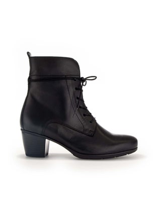 Bottines à lacets  en cuir lisse Gabor