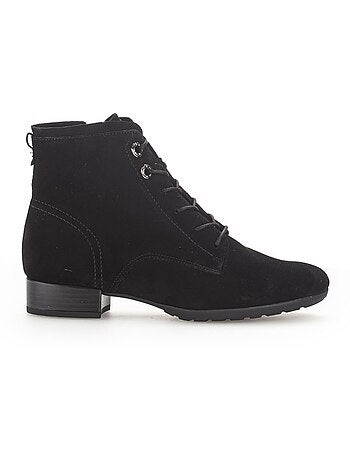Bottines à lacets en cuir