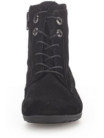 Bottines à lacets en cuir