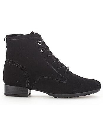 Bottines à lacets en cuir