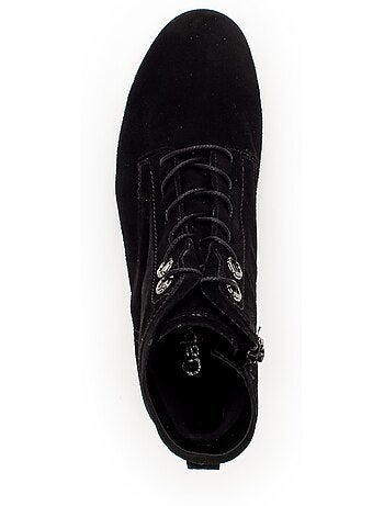 Bottines à lacets en cuir