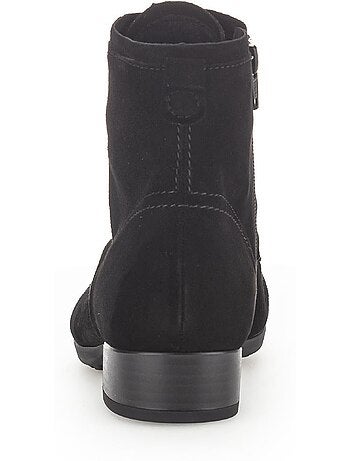Bottines à lacets en cuir