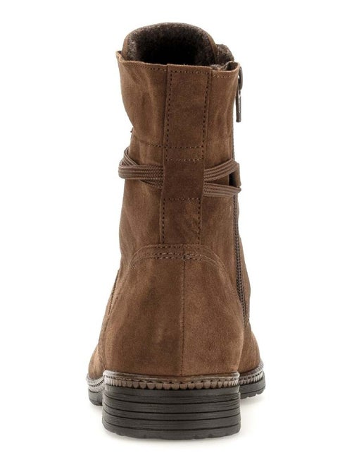 Bottines à lacets  en velours Gabor - Kiabi