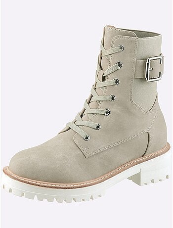 Bottines à Lacets Matière Synthétique - Taille Standard - helline