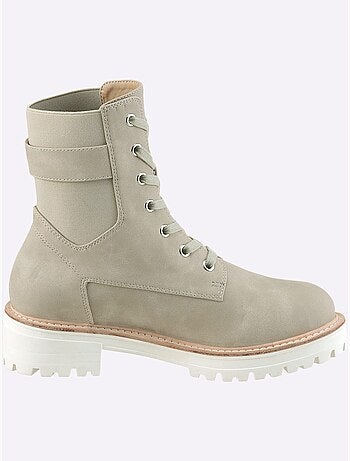 Bottines à Lacets Matière Synthétique - Taille Standard - helline