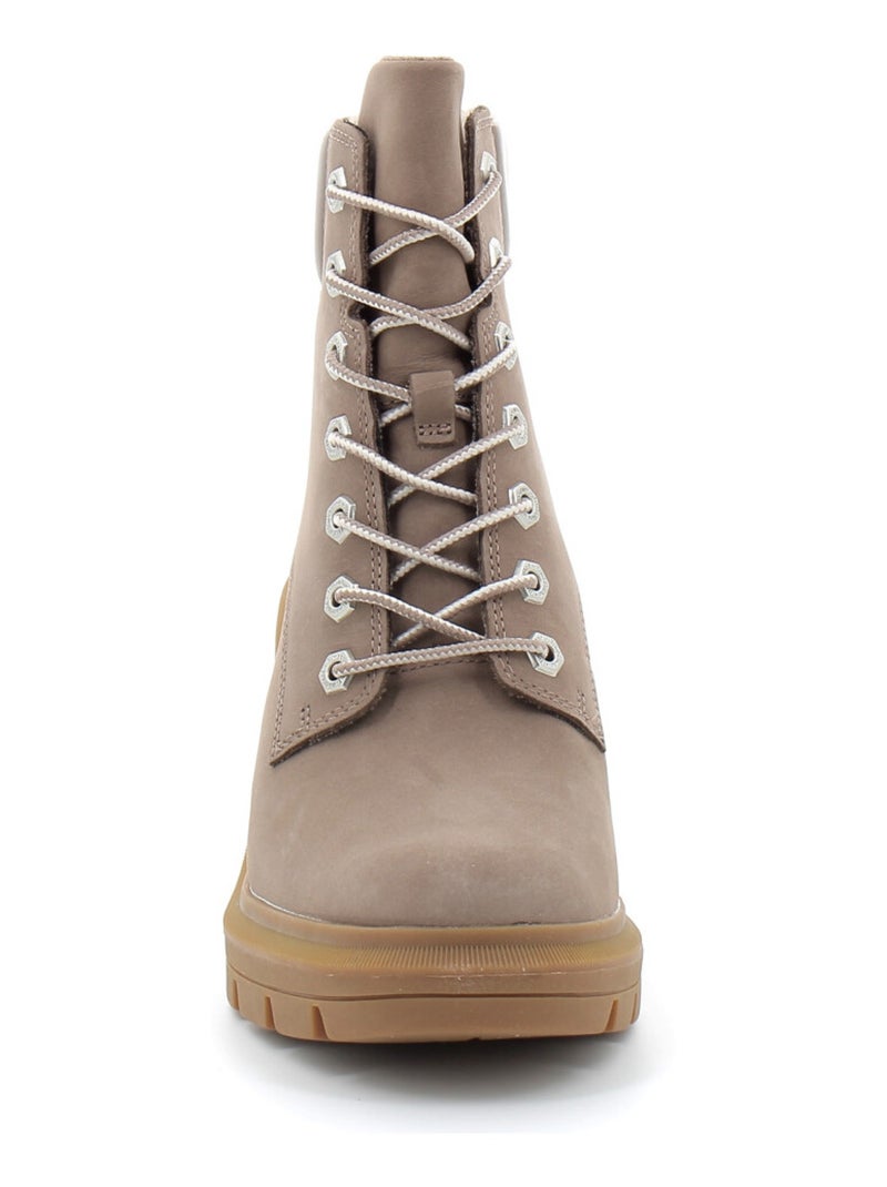 Bottines à Lacets Pour Femme Allington Heights Beige - Kiabi