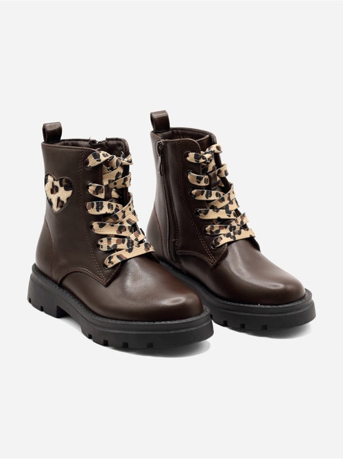 Bottines à motifs - Kiabi