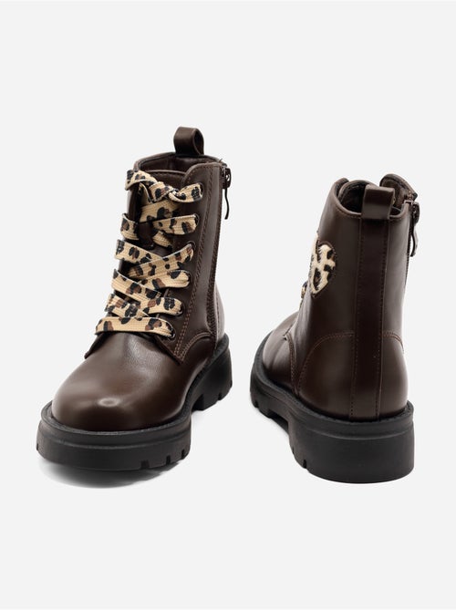 Bottines à motifs - Kiabi