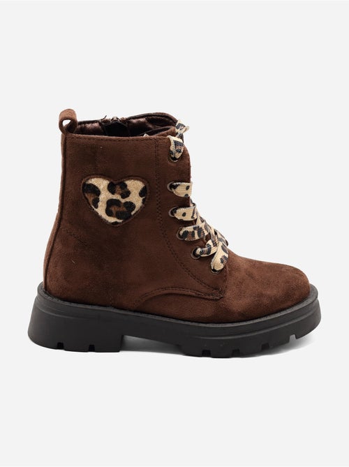Bottines à motifs - Kiabi