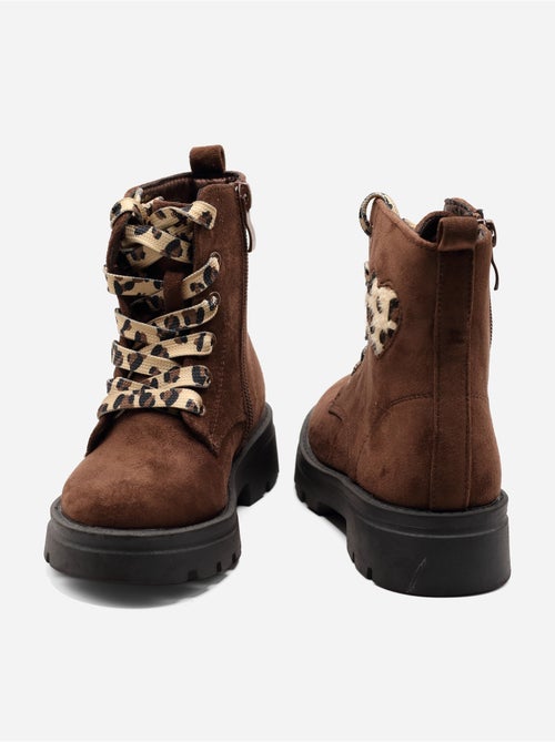 Bottines à motifs - Kiabi