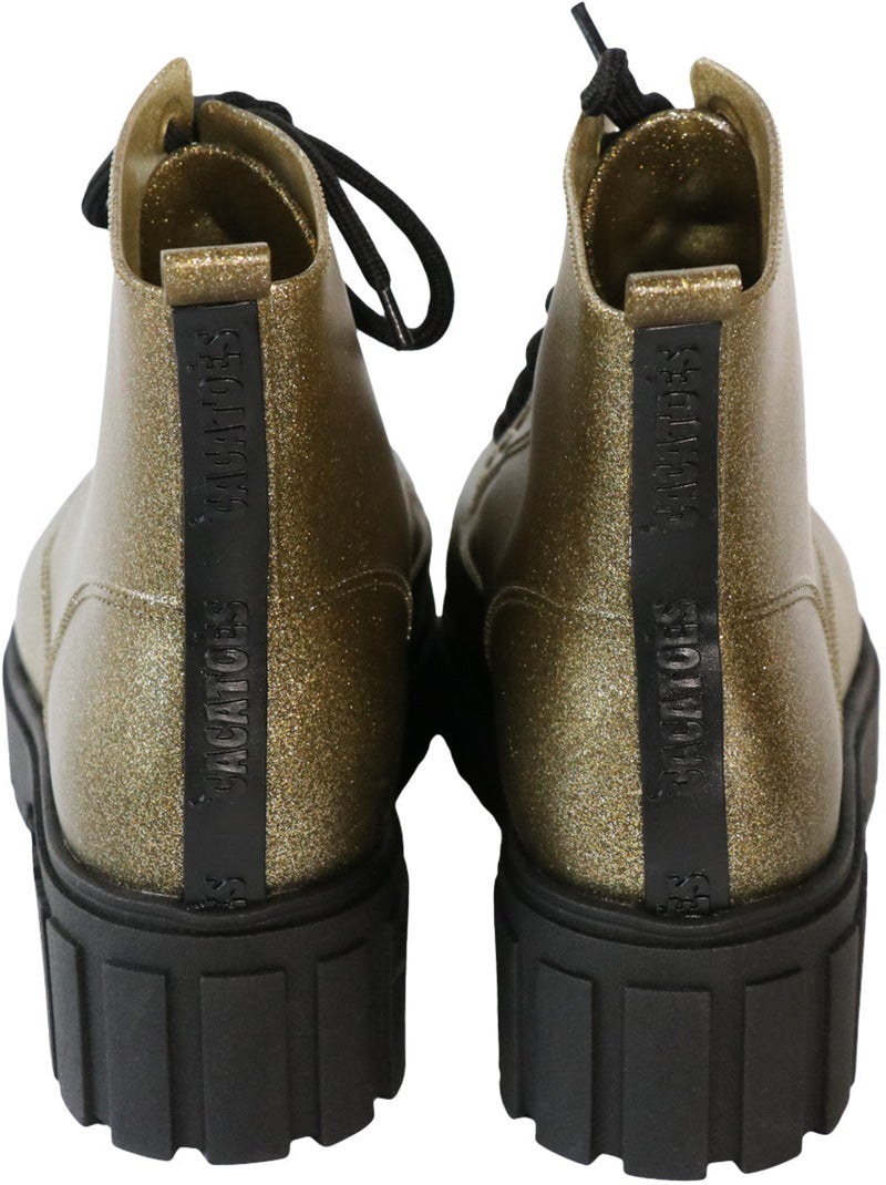 Bottines à paillette Femme CHAMEGO GLITTER Doré - Kiabi