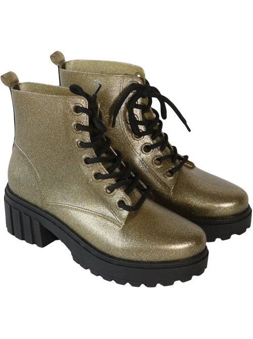 Bottines à paillette Femme - Kiabi