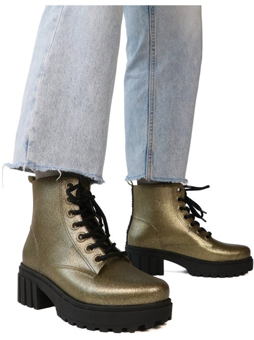 Bottines à paillette Femme - Kiabi