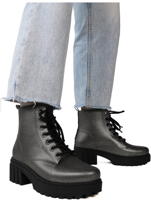 Bottines à paillette Femme - Kiabi
