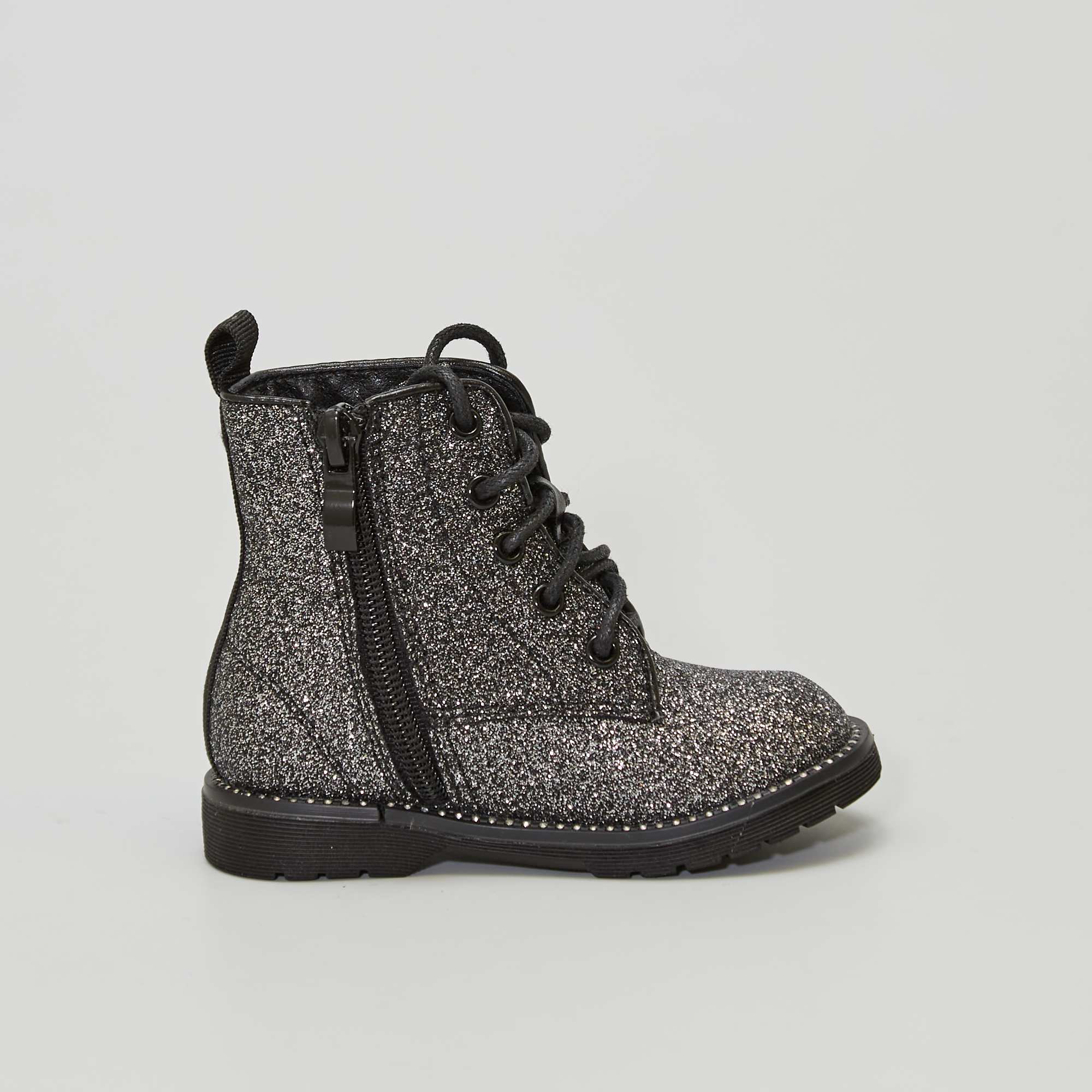 bottines paillettes fille