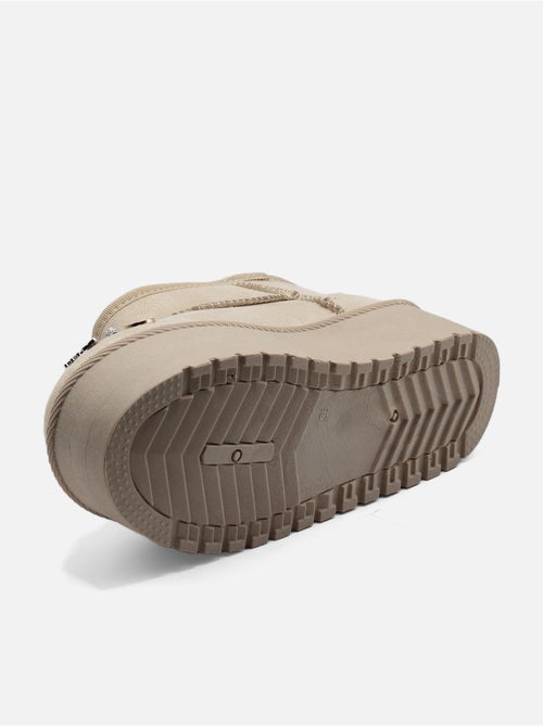 Bottines à plateforme - C M - Kiabi