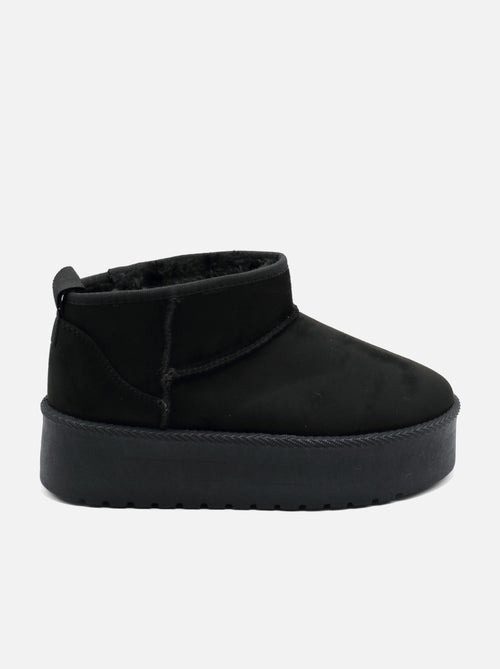 Bottines à plateforme - C M - Kiabi