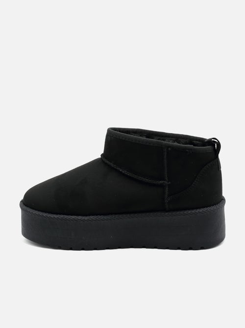 Bottines à plateforme - C M - Kiabi