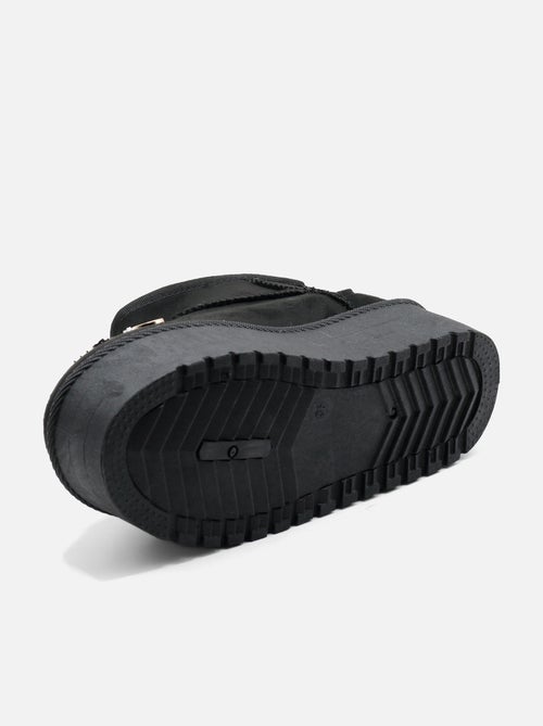 Bottines à plateforme - C M - Kiabi