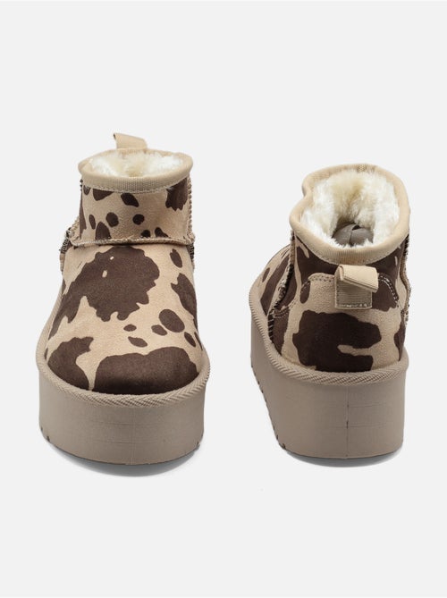 Bottines à plateforme - Kiabi