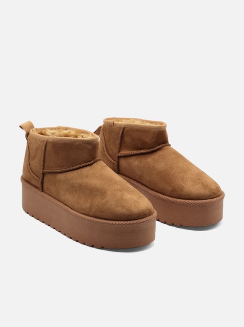 Bottines à plateforme - Kiabi