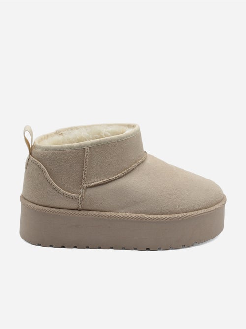 Bottines à plateforme - Kiabi