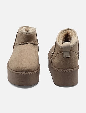 Bottines à plateforme