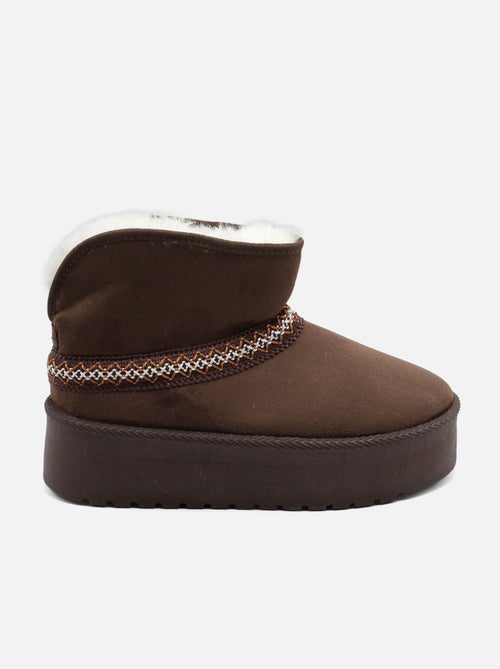 Bottines à plateforme - Kiabi