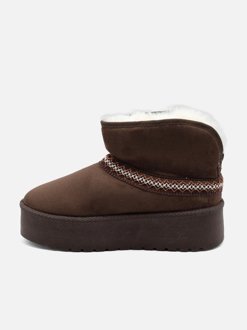Bottines à plateforme - Kiabi