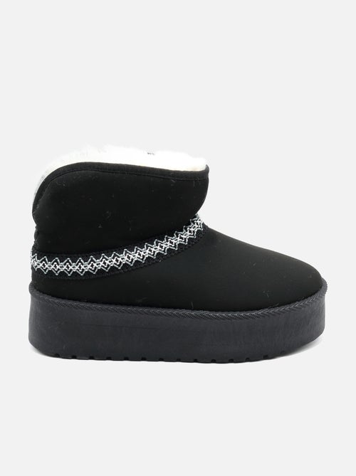 Bottines à plateforme - Kiabi