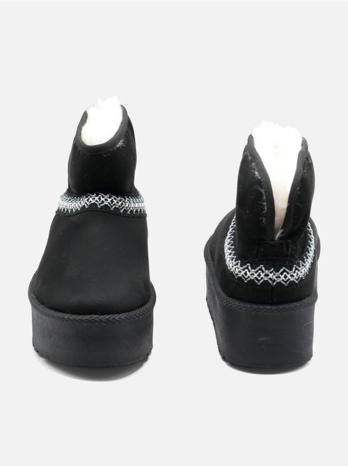 Bottines à plateforme - Kiabi