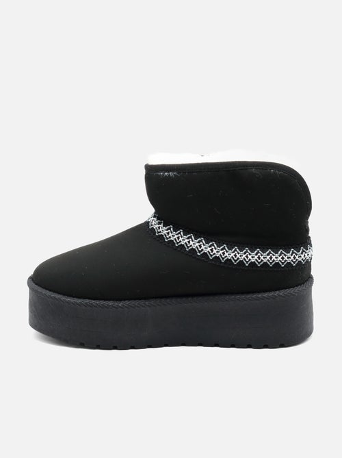 Bottines à plateforme - Kiabi