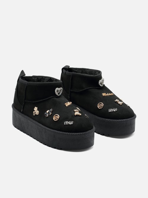 Bottines à plateforme - Kiabi Bottines à plateforme - Kiabi