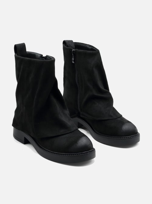 Bottines à revers - C M - Kiabi