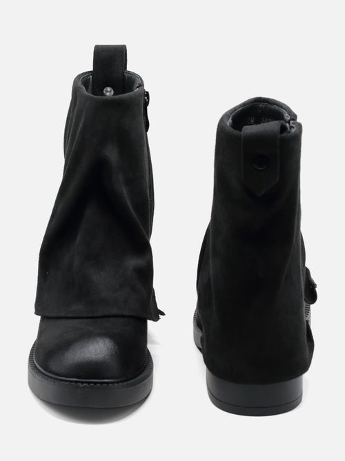 Bottines à revers - C M - Kiabi