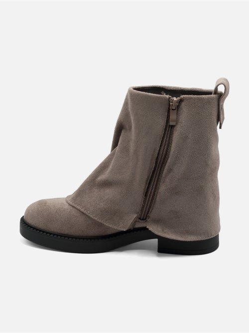 Bottines à revers - C M - Kiabi