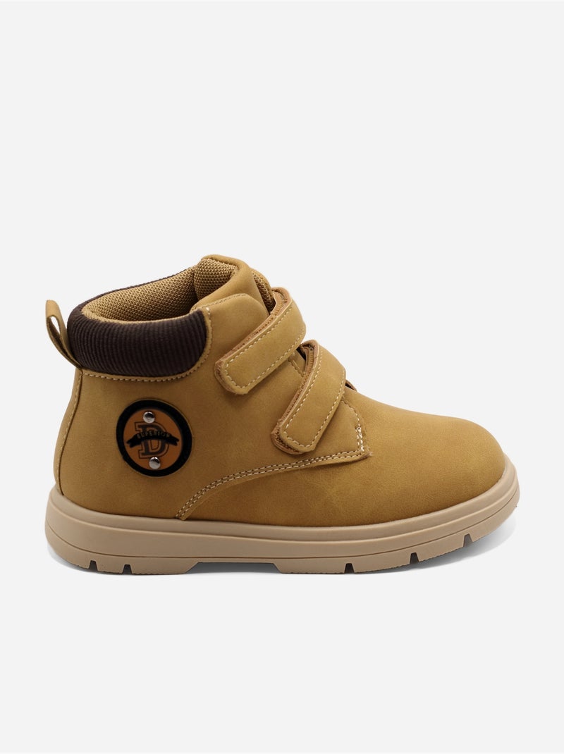 Bottines à scratchs Camel - Kiabi