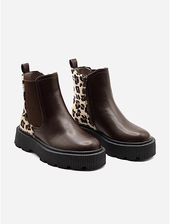 Bottines à semelle épaisse