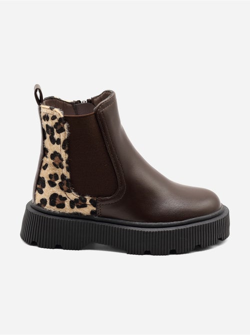 Bottines à semelle épaisse - Kiabi Bottines à semelle épaisse - Kiabi
