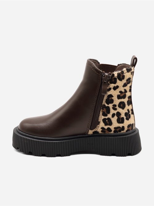 Bottines à semelle épaisse - Kiabi Bottines à semelle épaisse - Kiabi