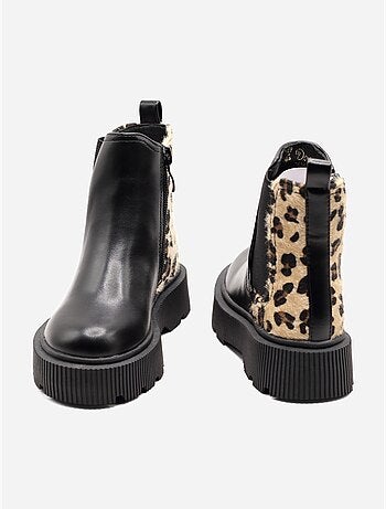Bottines à semelle épaisse
