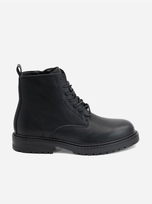 Bottines à semelles crantées - Kiabi Bottines à semelles crantées - Kiabi