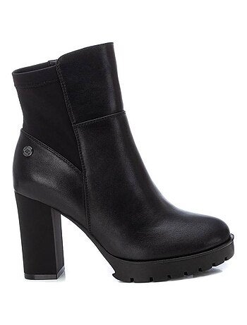 Bottines à talon à fermeture éclair Xti